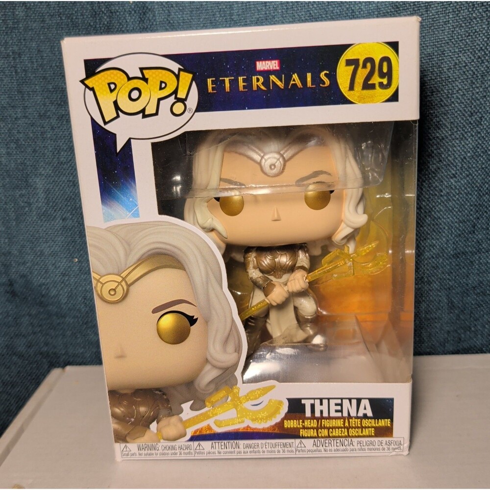 Funko POP! : Marvel Eternals #729 - Thena New in Box with Protector